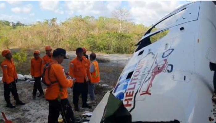 Dugaan Awal Helikopter Jatuh di Suluban Bali, Ini Penyebabnya